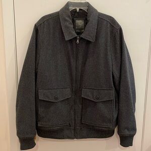 Gap men’s wool bomber jacket size xl